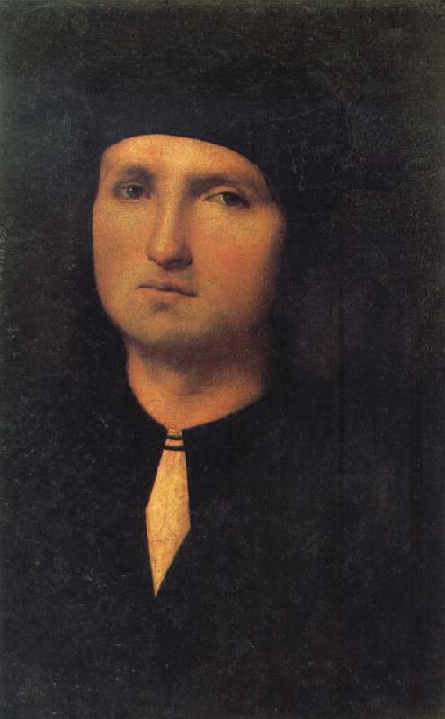 PERUGINO, Pietro Portrait of a Young Man oil painting image